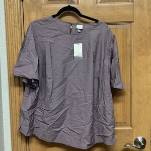 A New Day flutter sleeve top